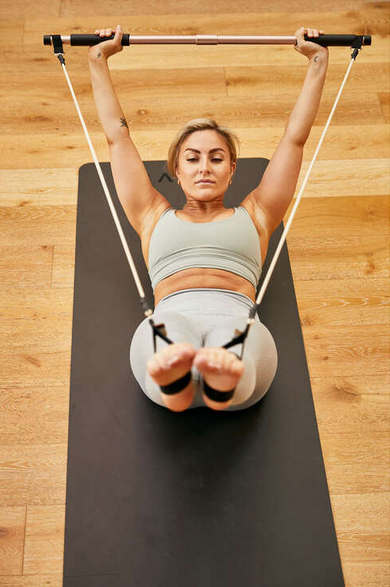 Portable Pilates / Yoga Bar with Resistance Band
