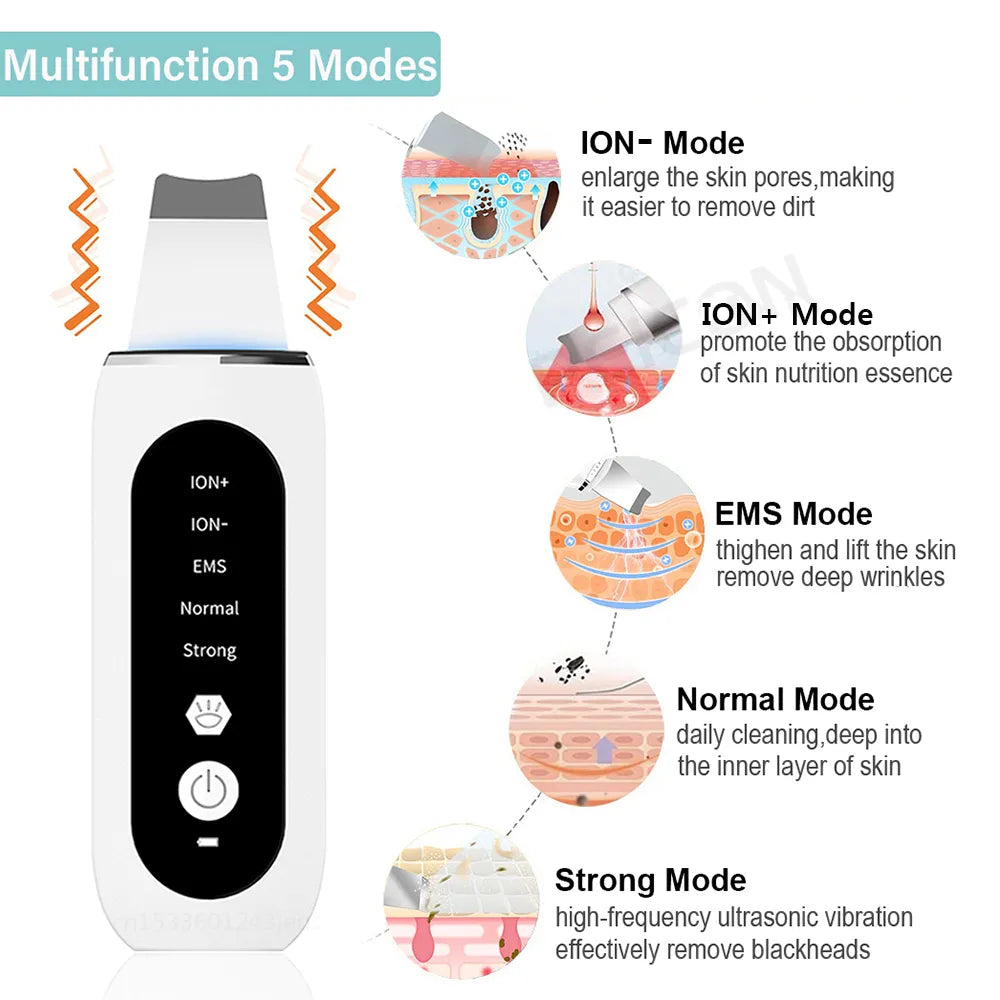 Ultrasonic Blackhead Skin Scrubber