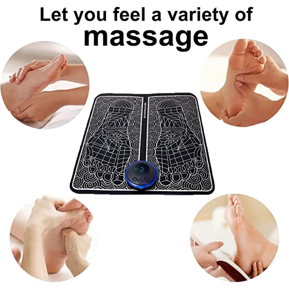 Mobile EMS Foot Massage Pad