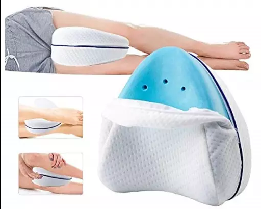 Leg & Knee Sleep Support Pillow - Pain Relief for Sciatica or Back, Hips, Knees & Joints